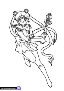 Sailor Moon printable coloring page
