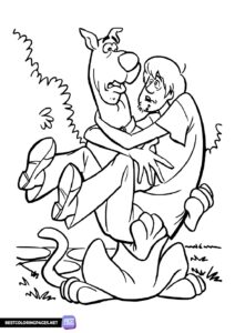 Scooby Doo Coloring Pages for Boys