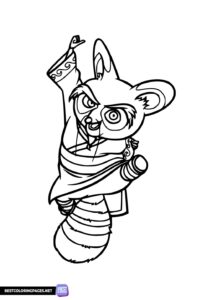 Shifu coloring page