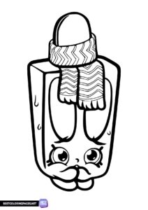 Shopkins Ice coloring page
