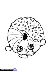 Shopkins coloring page