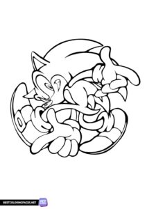 Sonic the Hedgehog Coloring Sheet