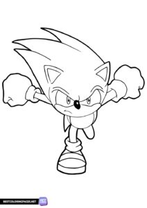 Sonic the Hedgehog coloring pages