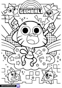 The Amazing World Of Gumball coloring pages