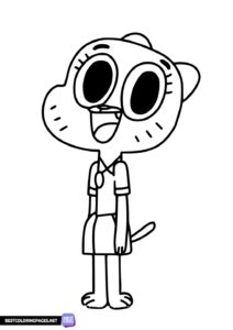 The Amazing World of Gumball Pictures Coloring