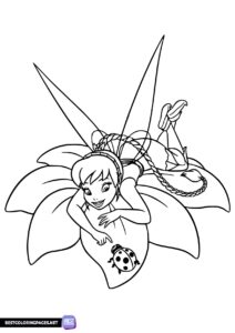 Tinker Bell Coloring Sheets