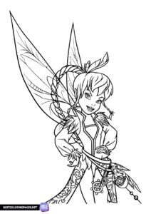 Tinker Bell and the Secret of the Pirates coloring page