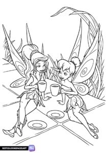 Tinker Bell coloring pages printable
