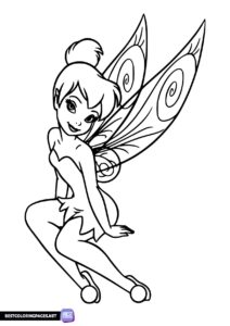 TinkerBell coloring page to print