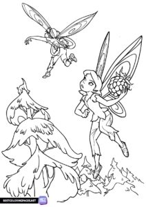 TinkerBell coloring pages printable