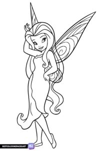 Tinkerbell coloring books