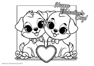 Valentine's Day free printable coloring pages