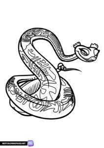 Viper - Kung Fu Panda coloring page