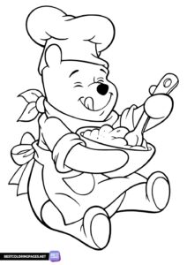 Winnie The Pooh Coloring Pages coloring sheet