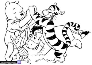 Winnie the Pooh coloring book
