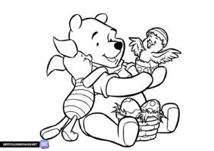 Winnie the Pooh free coloring pages