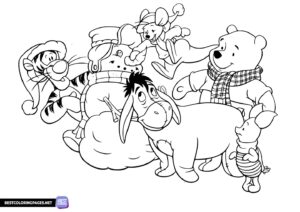 Winnie the Pooh pictures to color