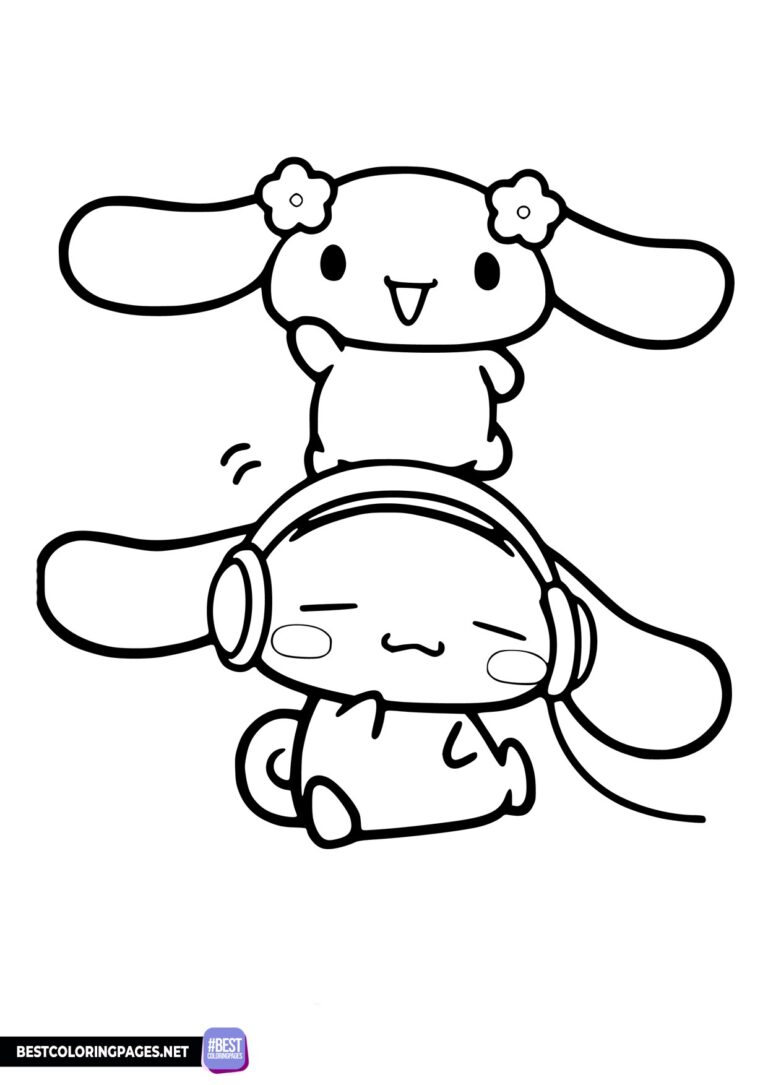 Cinnamoroll picture to color