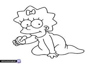 Margaret Simpson coloring page