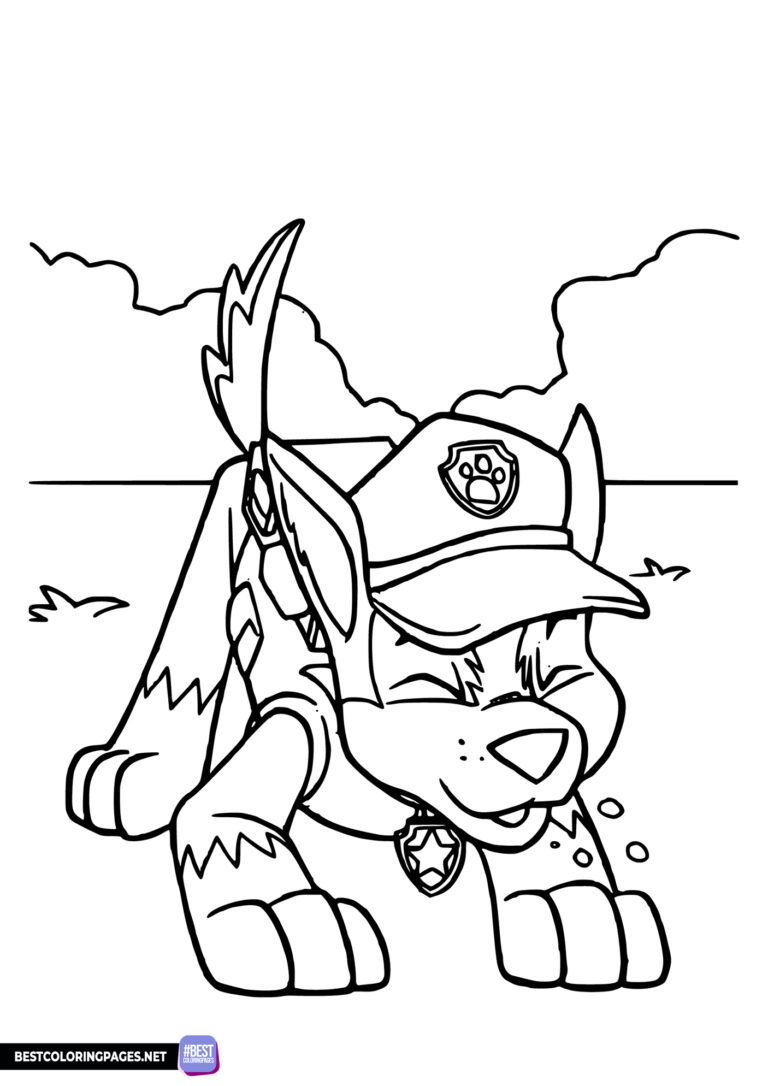 Chase Printable coloring pages