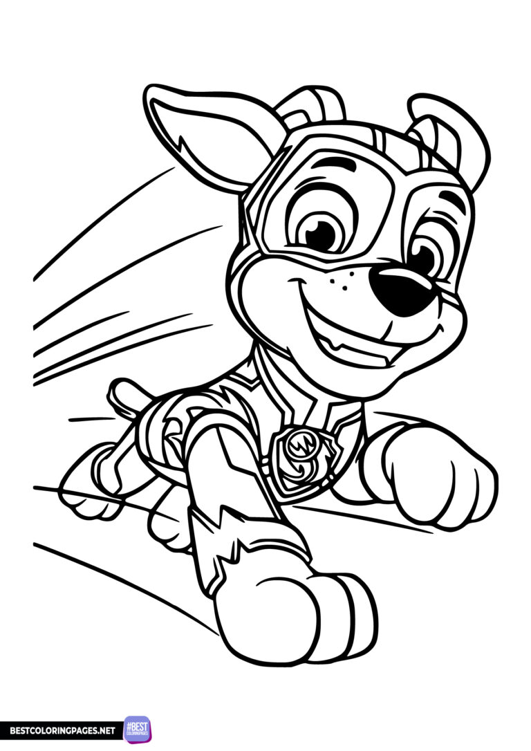 Free printable Chase Coloring Page
