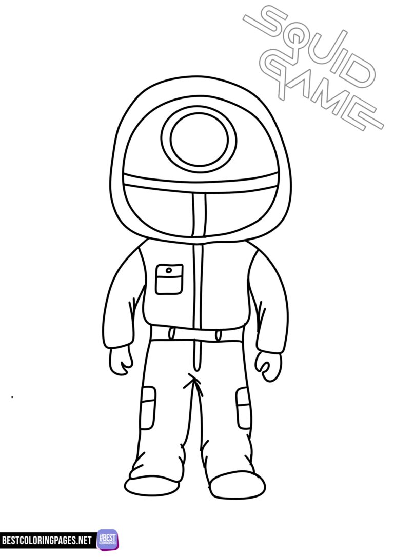 Squid Game coloring page